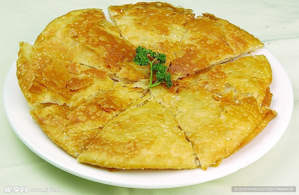 葱油芝麻饼