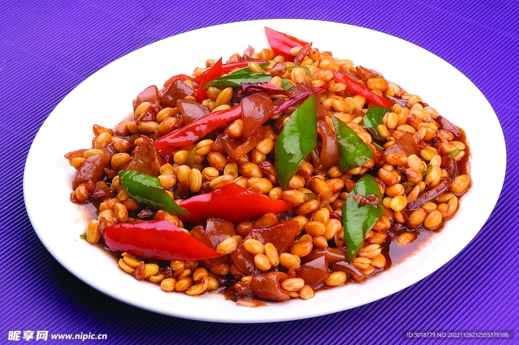 豆香炒肉皮