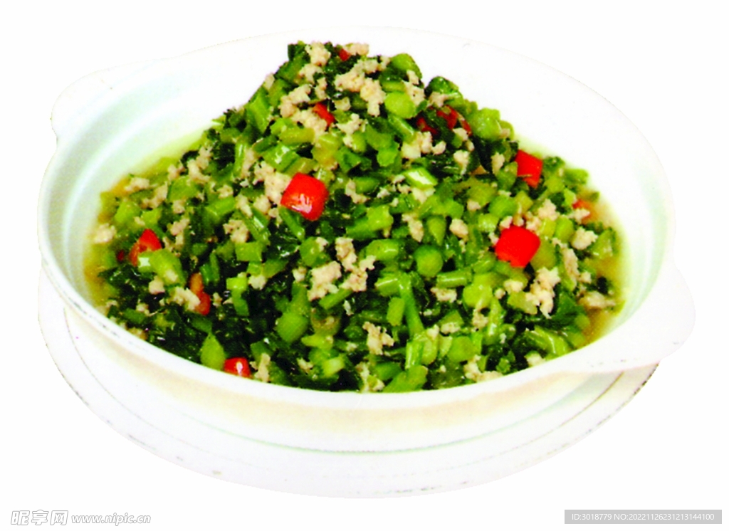 肉沫小白菜