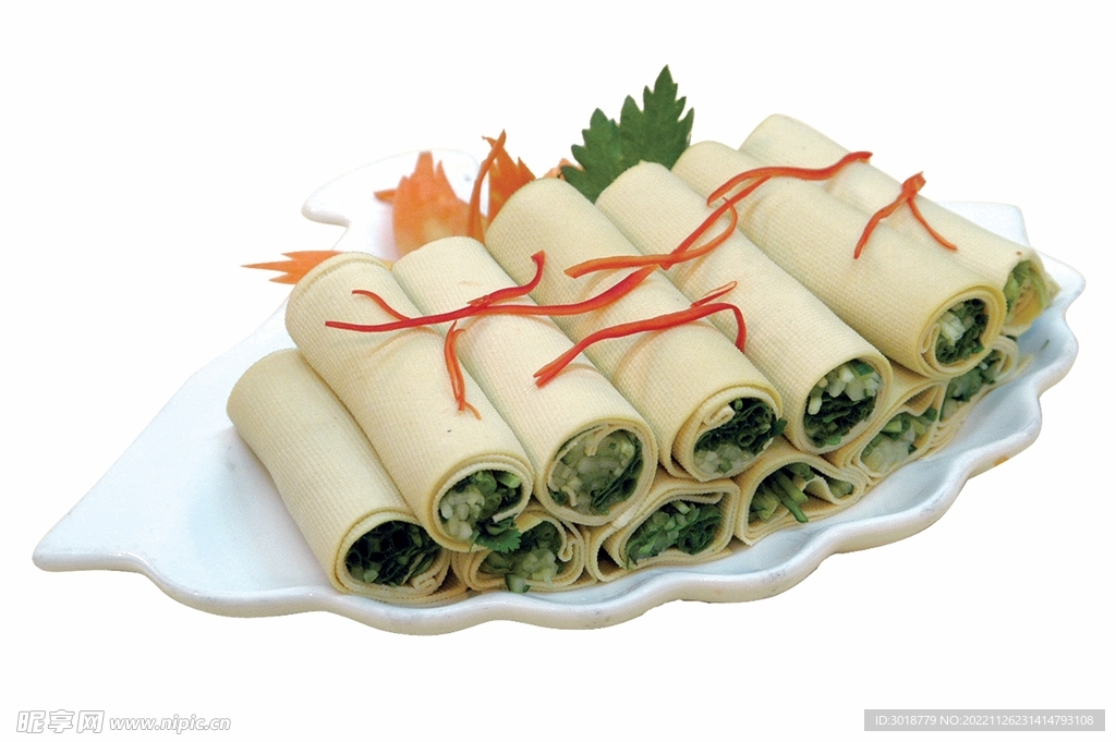 三丝豆皮卷