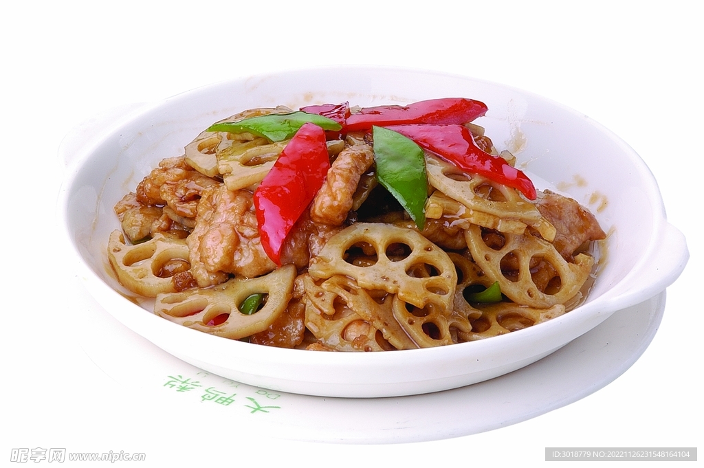 肉炒藕片