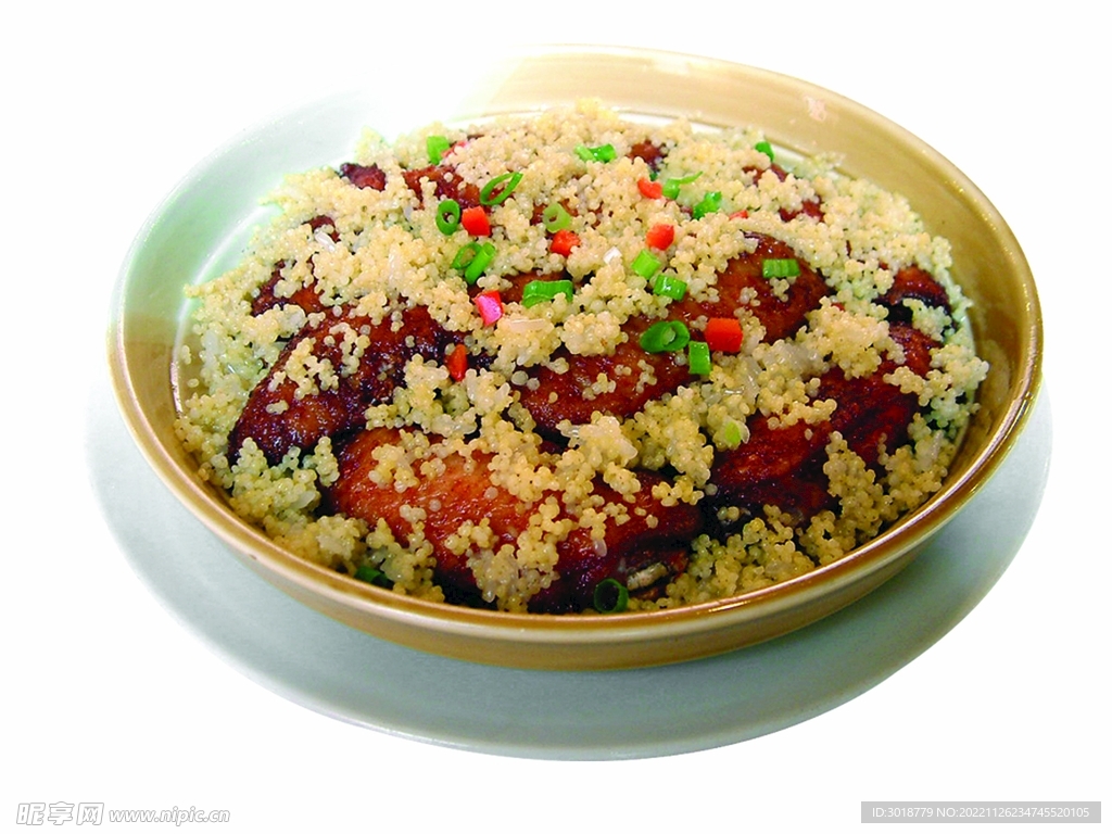 香米蒸鸡翅