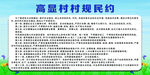 村规民约