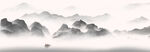 中式山水背景