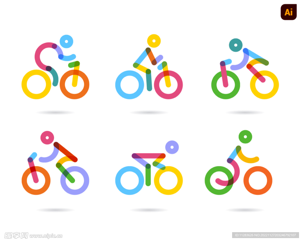 骑行运动logo