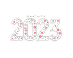 2023创意雪花字体设计