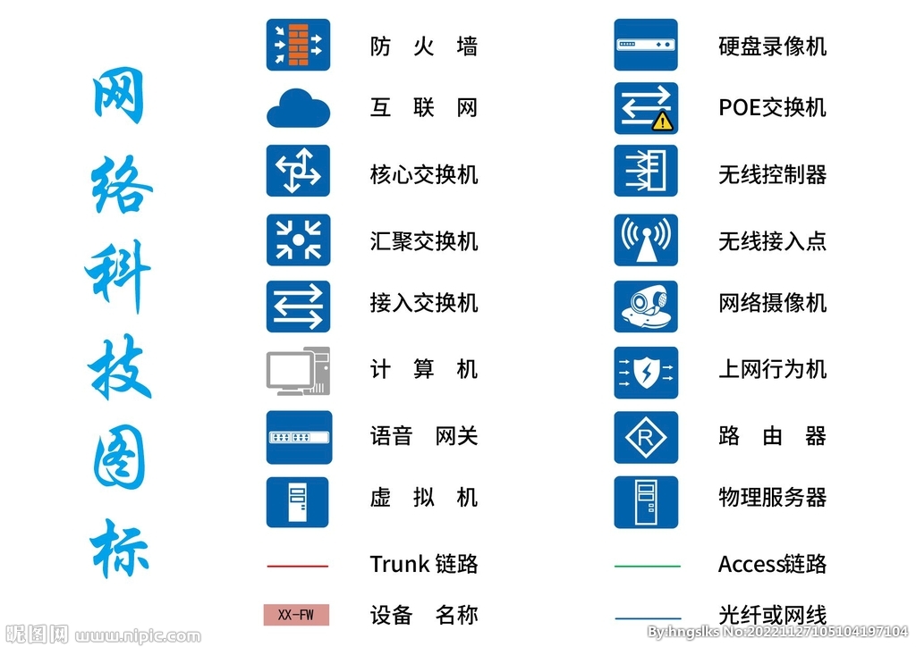 网络路由器交换机设备矢量图标