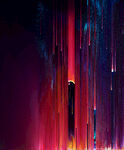 红色背景