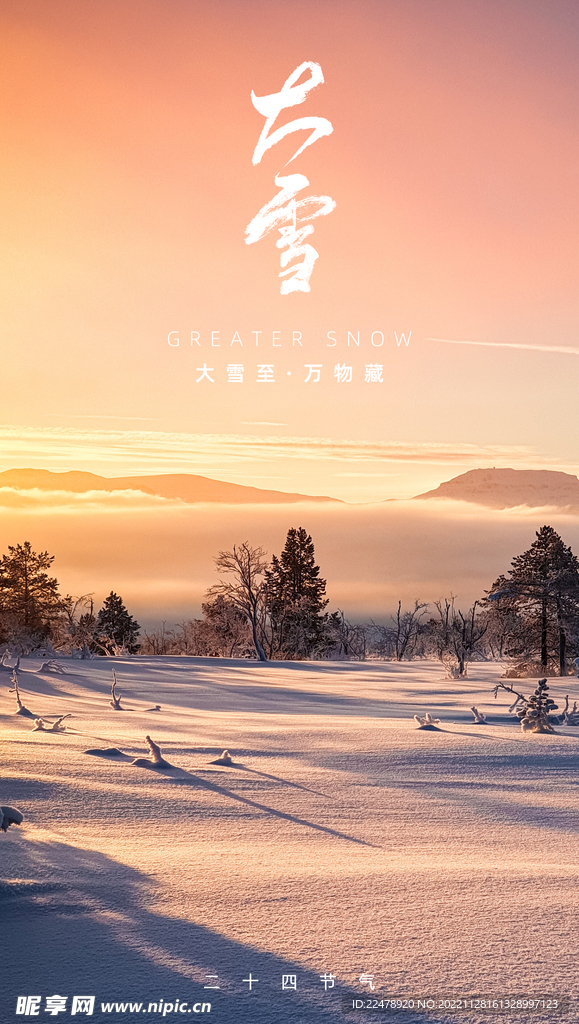 大雪海报