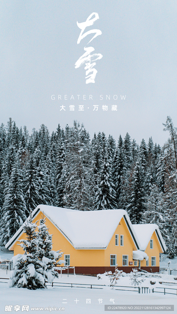 大雪海报