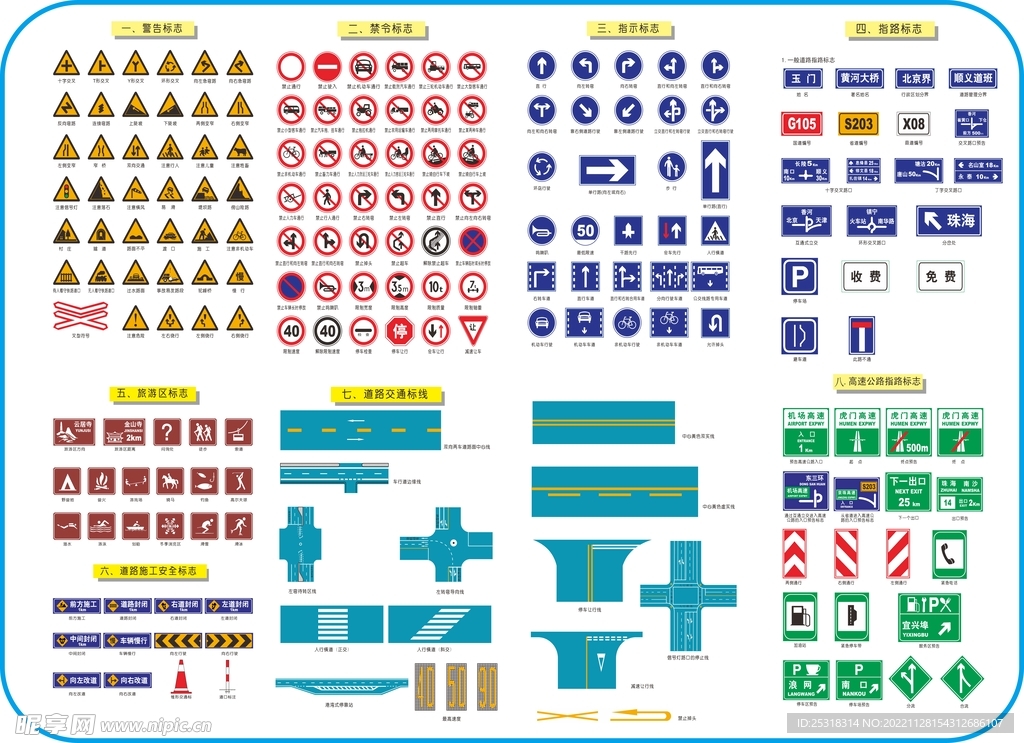 交通标志大全
