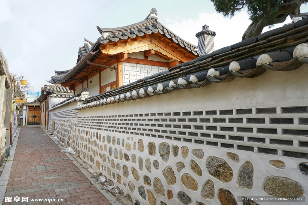 复古石墙建筑
