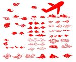 云彩插画云中国风古典元素节日