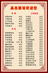 菜单 菜谱