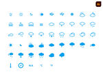 精致天气图标