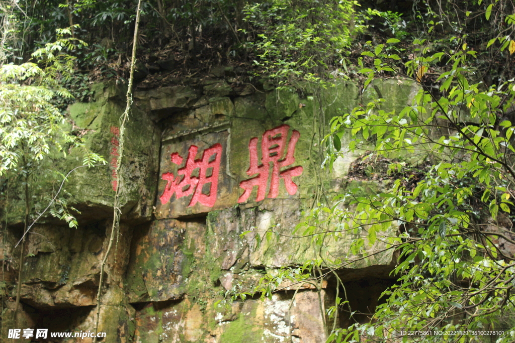 鼎湖山水风景摄影图