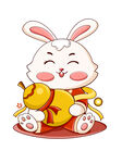 兔年春节兔子