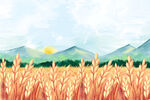 风吹麦田