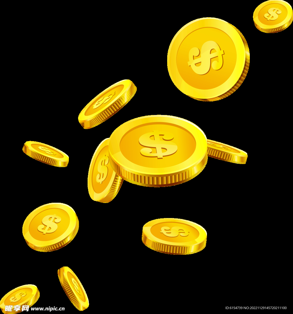 掉落的金币