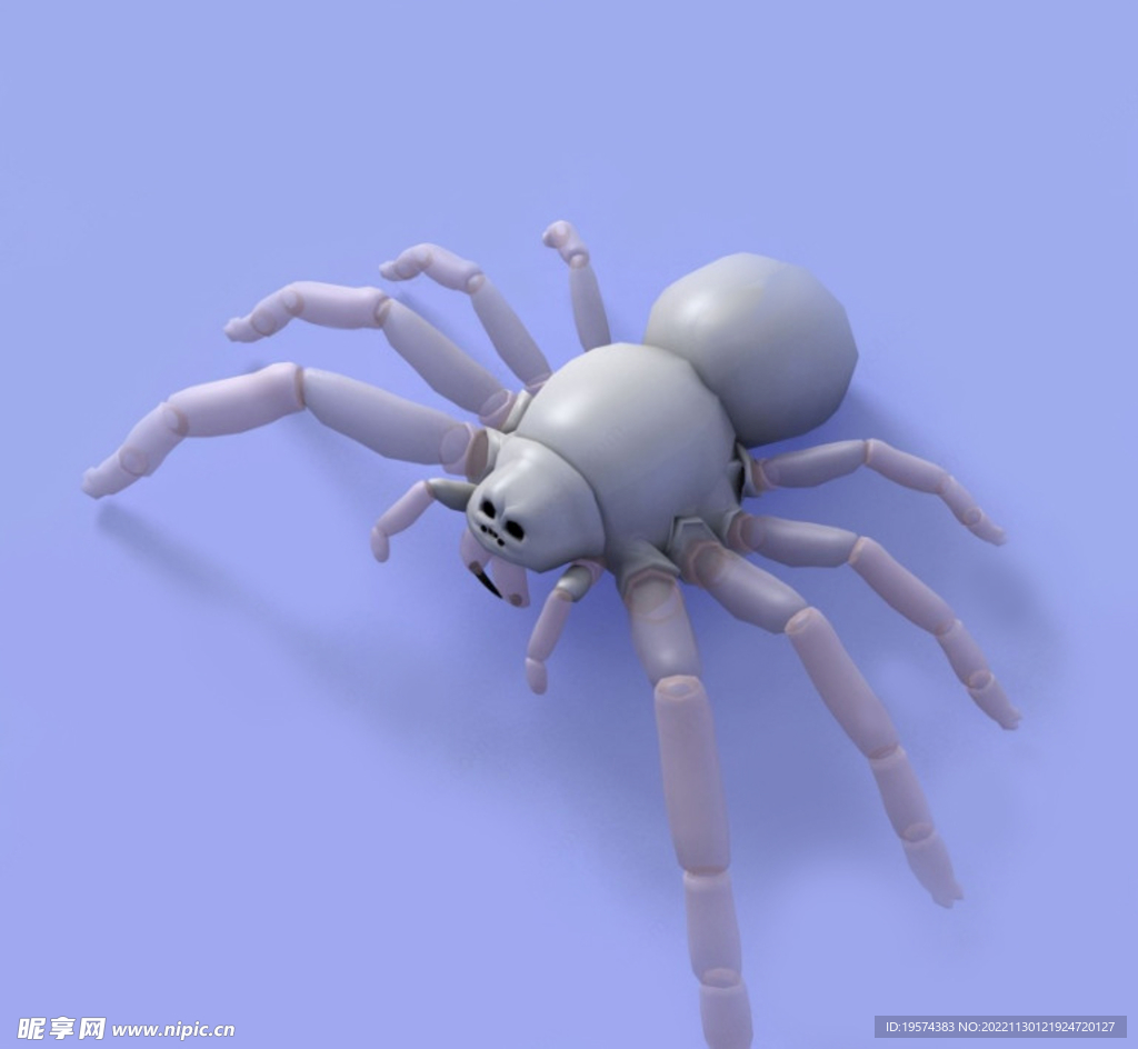 C4D模型 蜘蛛