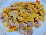 土豆丝炒肉片