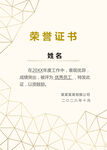 竖版荣誉证书