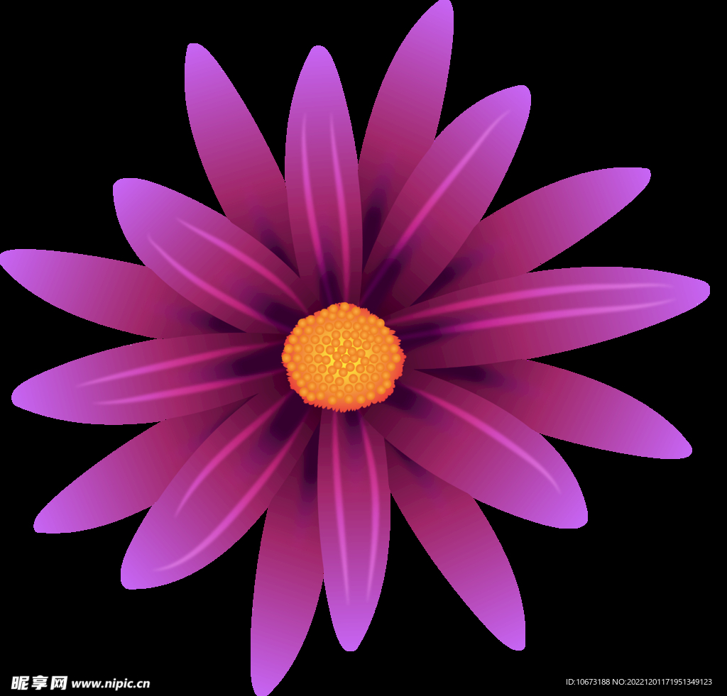 卡通手绘花卉