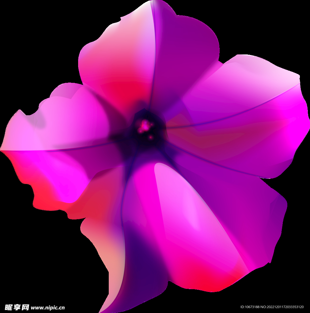 卡通手绘花卉