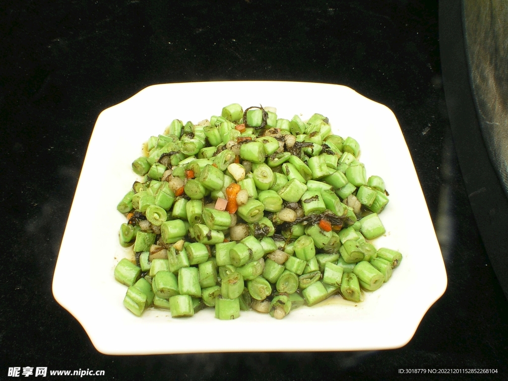 榄菜肉碎四季豆