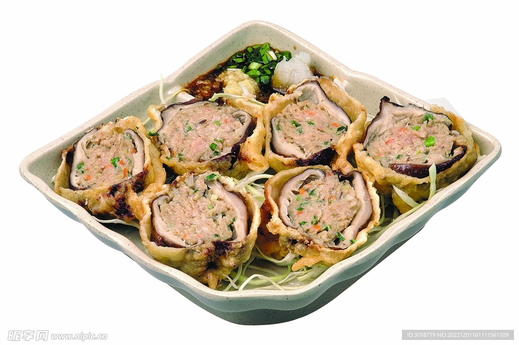 炸冬菇