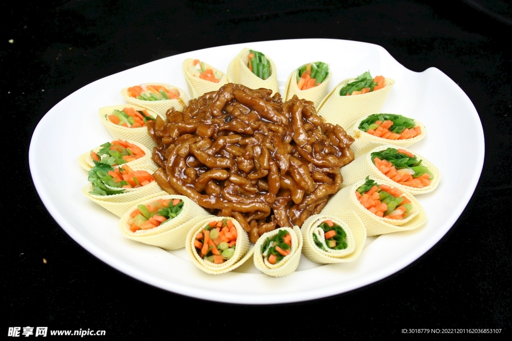 莲花肉丝