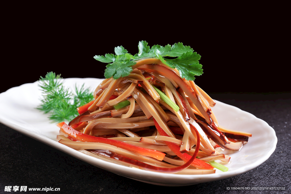 菜香菜豆干