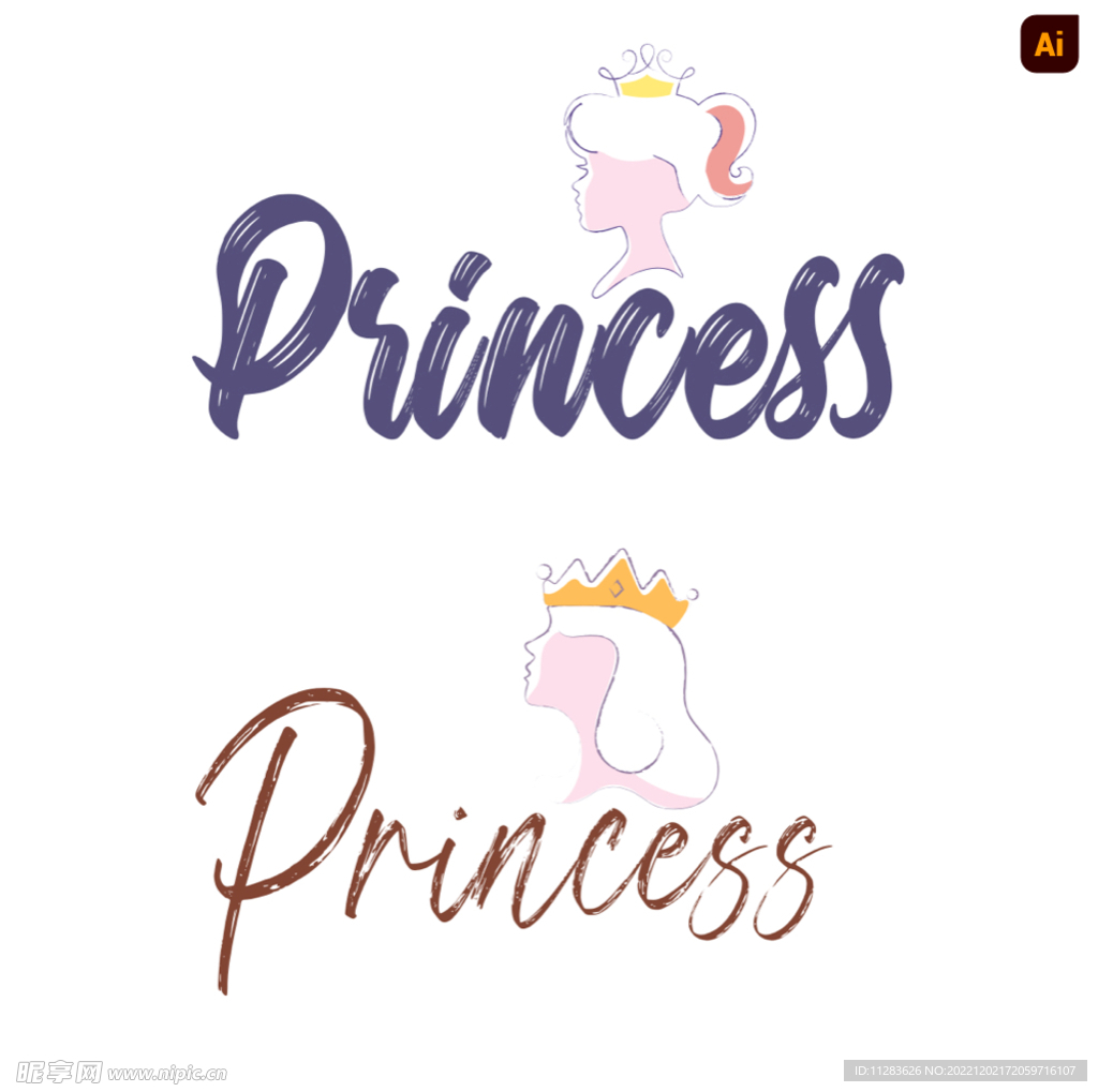 公主logo