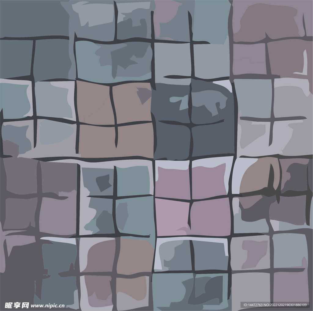 方格花纹图案