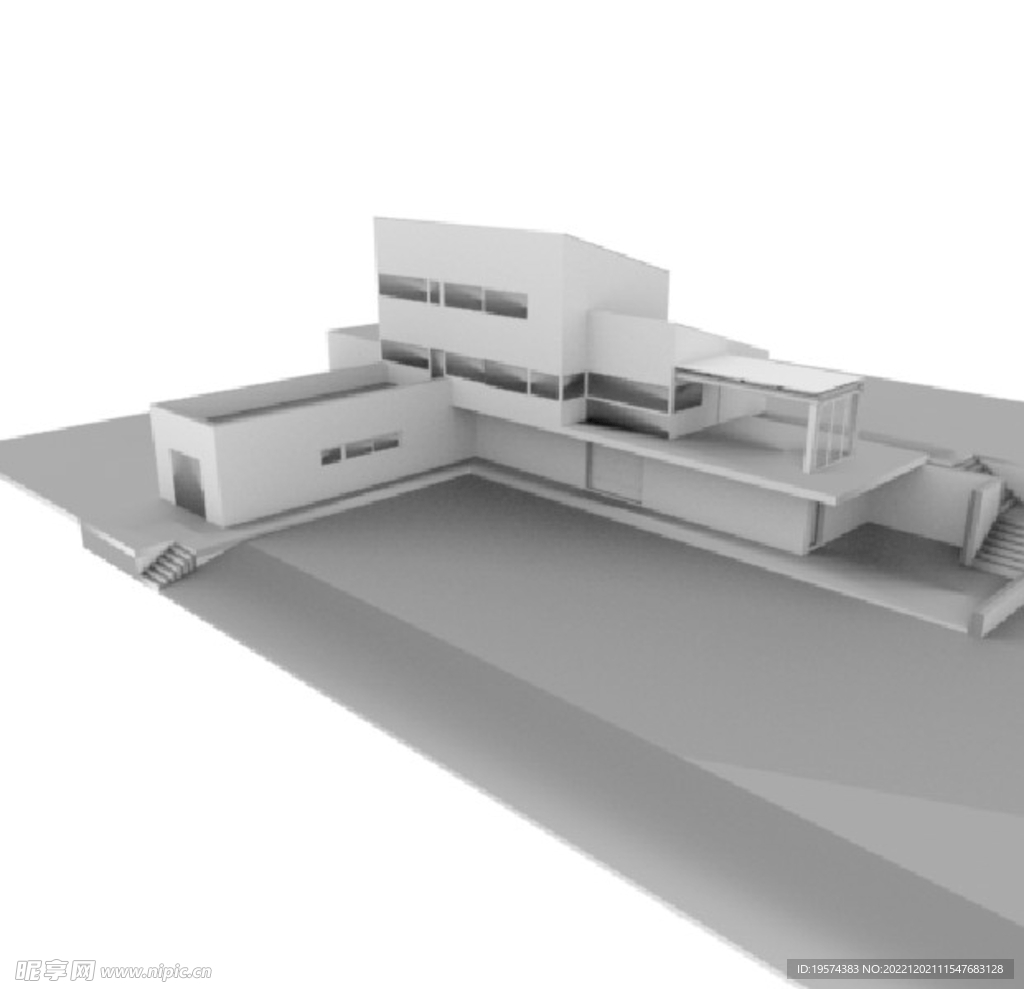 C4D模型 建筑物  