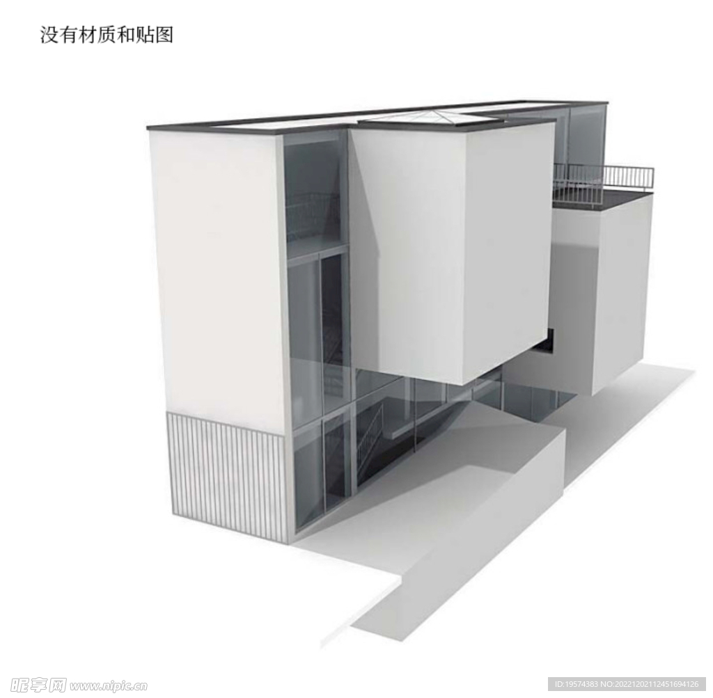 C4D模型建筑物