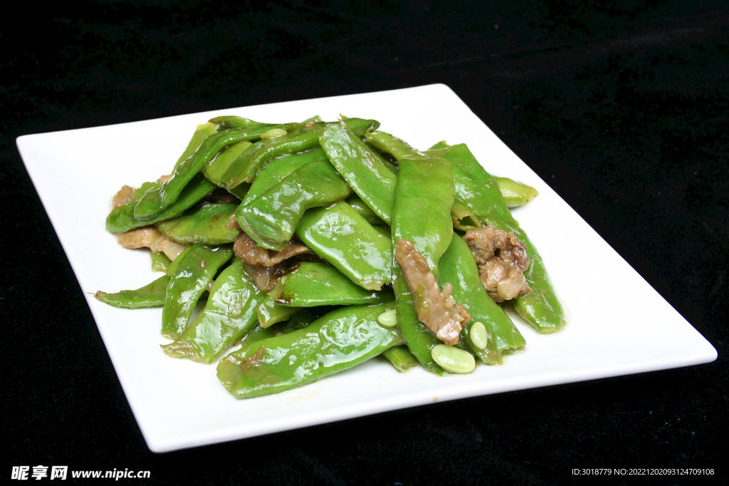 烧油豆角
