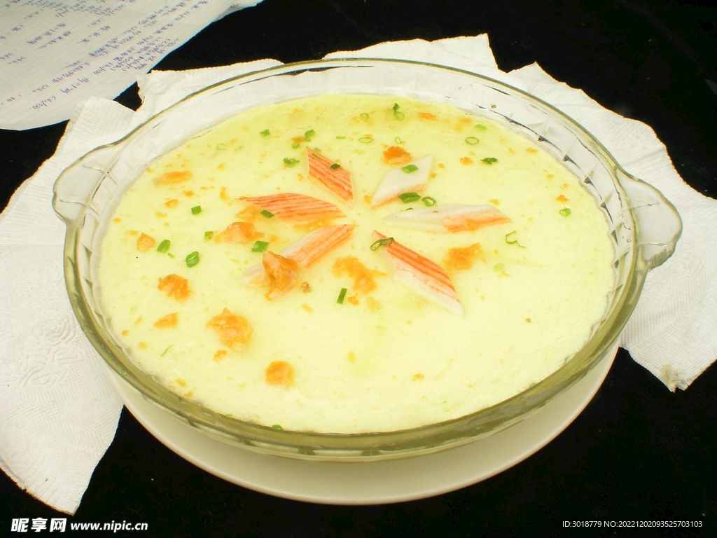 蟹黄蒸豆腐
