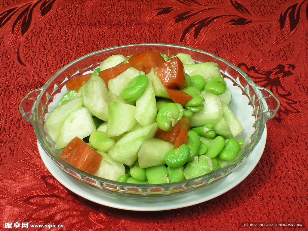 丝瓜鲜豆瓣