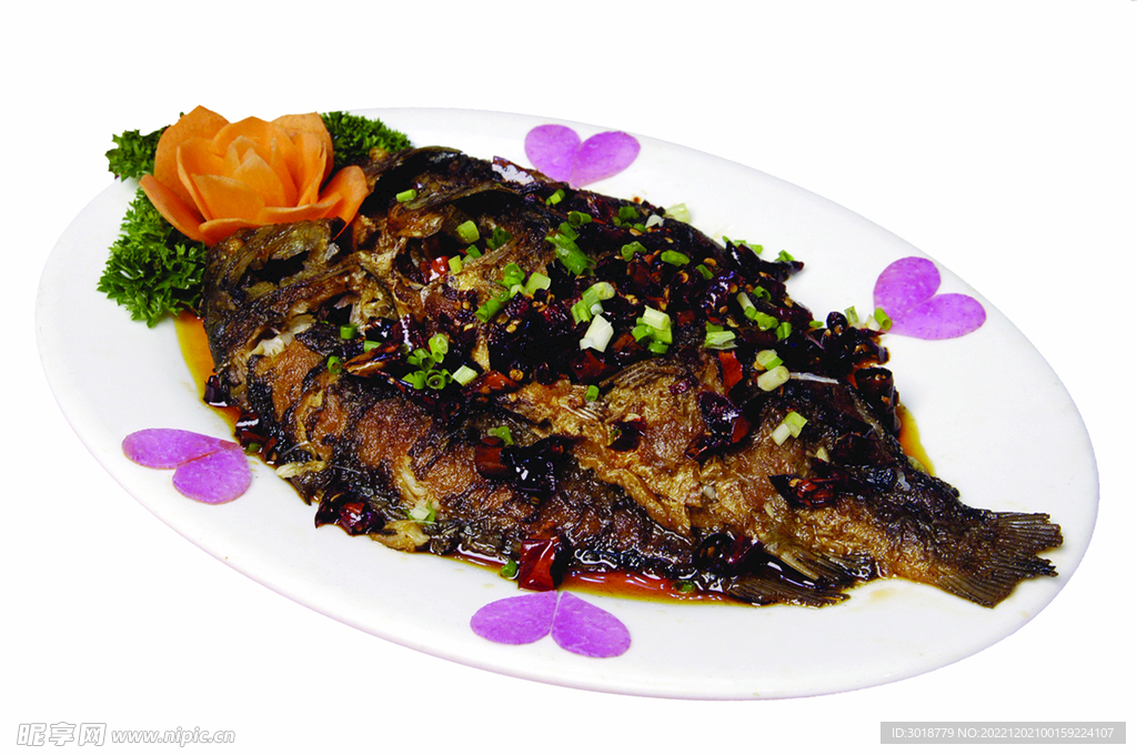 豉汁酥鲫鱼