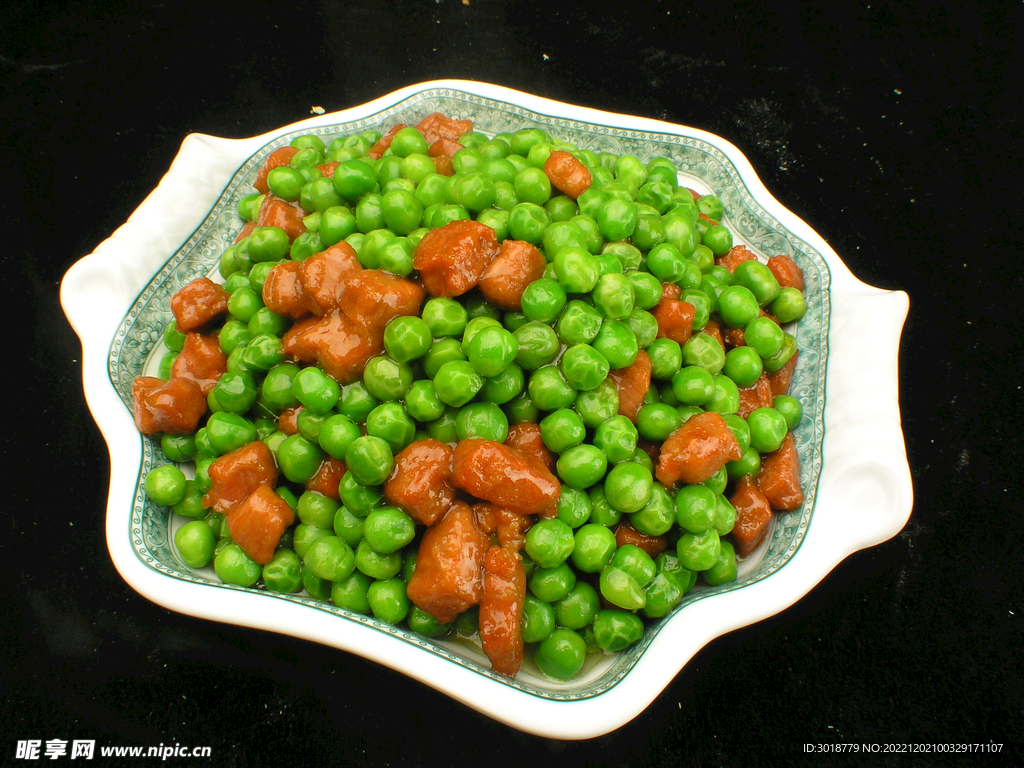 鲜豌豆炒牛柳
