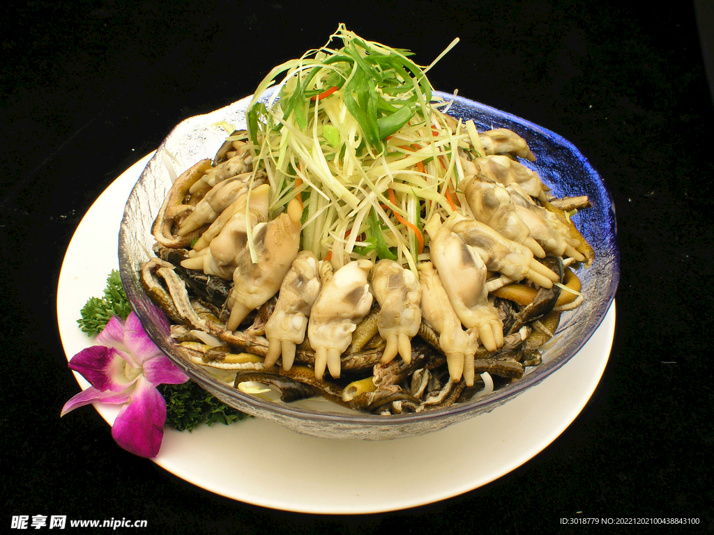 葱油鳝蛏