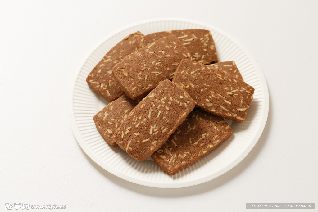 巧克力杏仁饼干