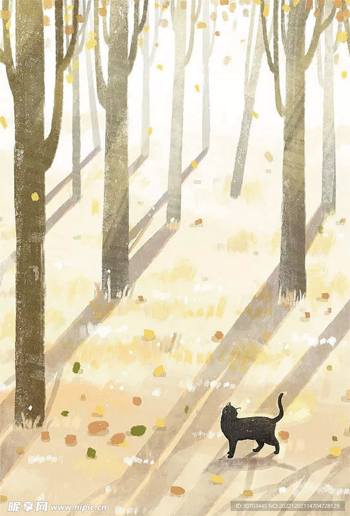 猫和树