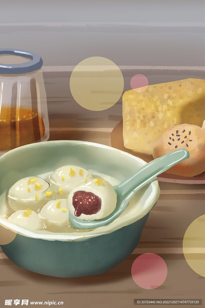 碗里的汤圆