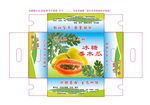 冰糖番木瓜 包装 展开平面图