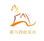 斑马创意简笔图标logo