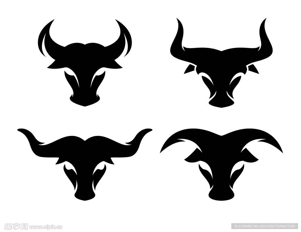 牛头标识标志图标海报素材图片素材-编号39105715-图行天下
