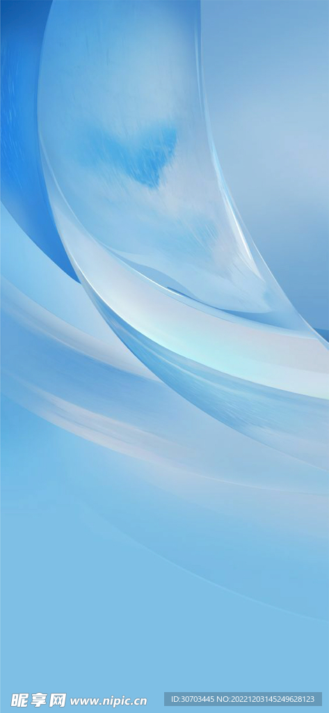 蓝色透明背景
