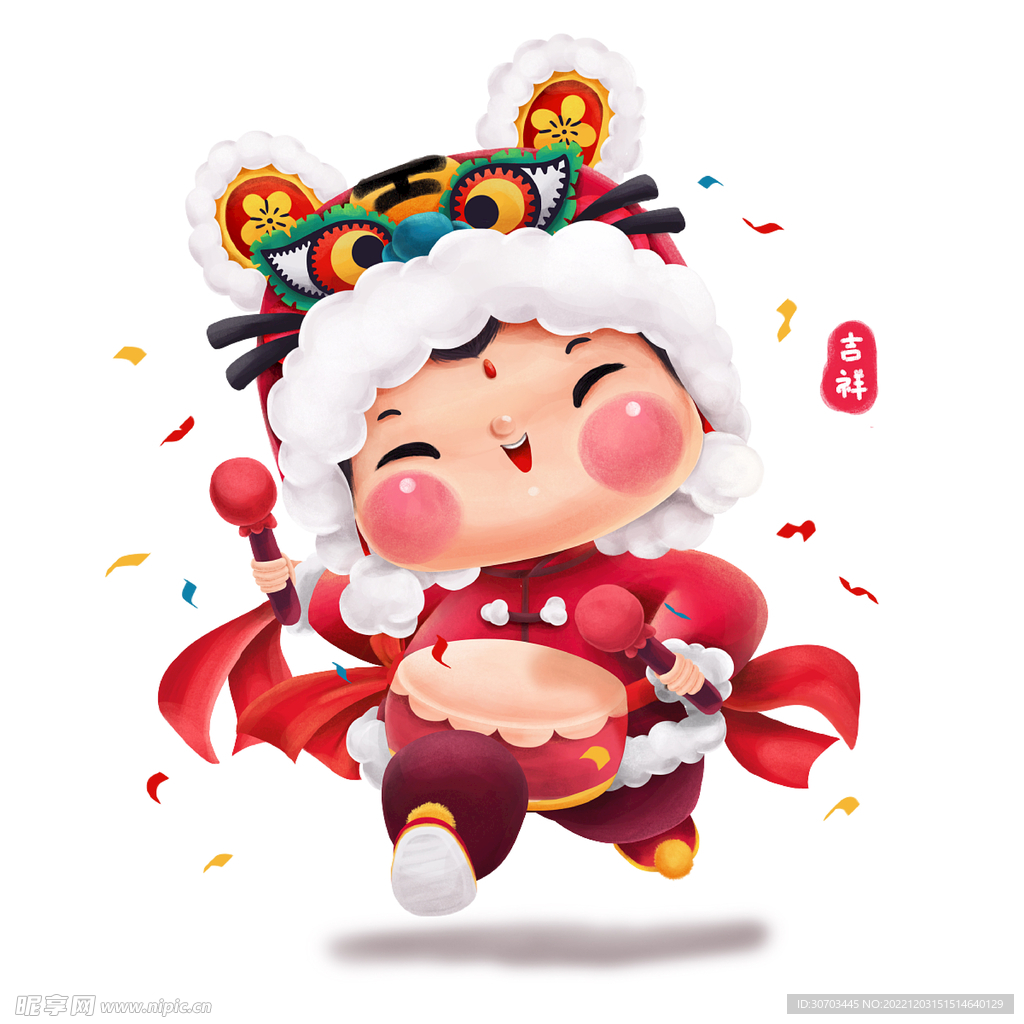 帽子和小男孩